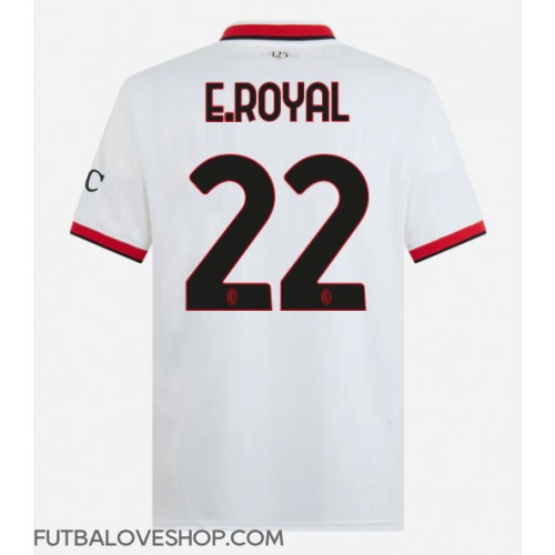 Dres AC Milan Emerson Royal #22 Preč 2024-25 Krátky Rukáv